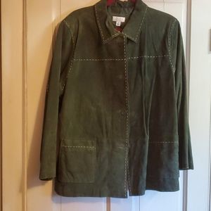 Leather suede Jacket